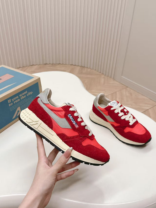 AUTRY SNEAKERS REELWIND LOW SNEAKERS IN FILLER NYLON AND SUEDE