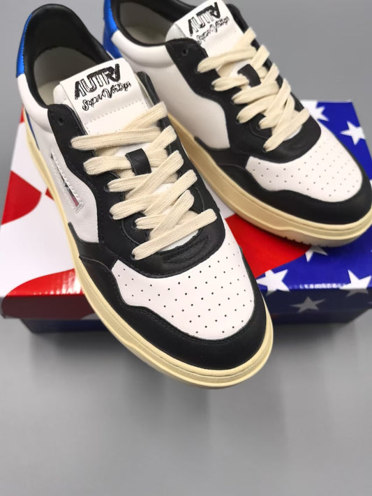 AUTRY SNEAKERS REELWIND LOW SNEAKERS IN FILLER NYLON AND SUEDE