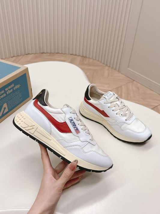 AUTRY SNEAKERS REELWIND LOW SNEAKERS IN FILLER NYLON AND SUEDE
