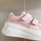 rosa Plateau-Sportschuhe
