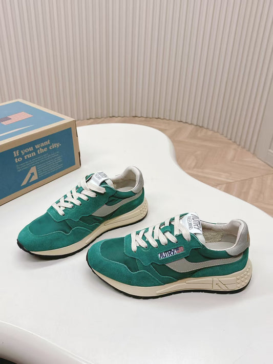 AUTRY SNEAKERS REELWIND LOW SNEAKERS IN FILLER NYLON AND SUEDE