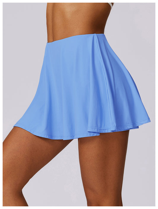 Eis Gefühl UV-Schutz falsche zwei Stücke hohe Taille Yoga Rock Tennis Sport Fitness schnell trocken Sonnenschutz Rock