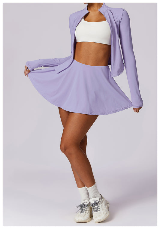 Eis Gefühl UV-Schutz falsche zwei Stücke hohe Taille Yoga Rock Tennis Sport Fitness schnell trocken Sonnenschutz Rock