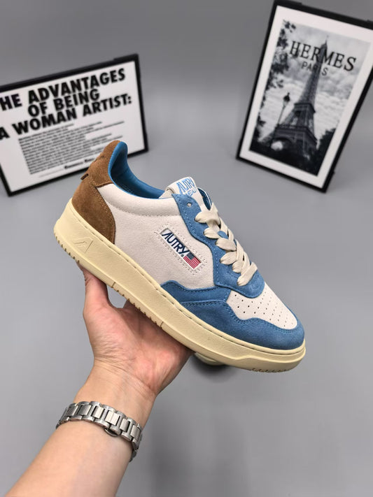 AUTRY SNEAKERS REELWIND LOW SNEAKERS IN FILLER NYLON AND SUEDE