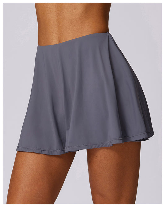 Eis Gefühl UV-Schutz falsche zwei Stücke hohe Taille Yoga Rock Tennis Sport Fitness schnell trocken Sonnenschutz Rock