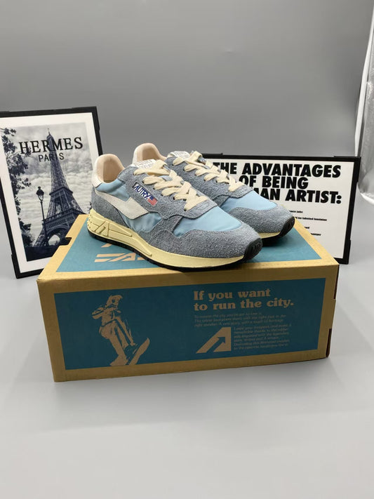 AUTRY SNEAKERS REELWIND LOW SNEAKERS IN FILLER NYLON AND SUEDE