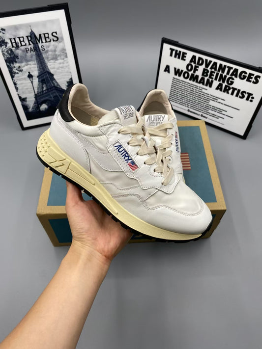 AUTRY SNEAKERS REELWIND LOW SNEAKERS IN FILLER NYLON AND SUEDE