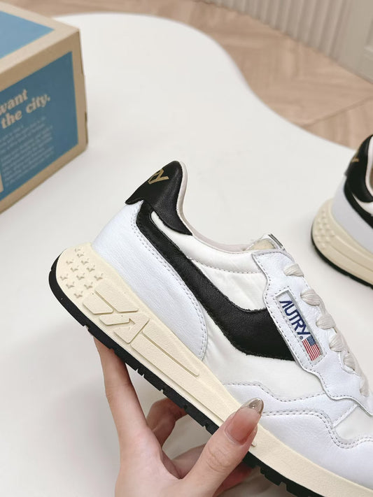 AUTRY SNEAKERS REELWIND LOW SNEAKERS IN FILLER NYLON AND SUEDE