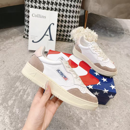 AUTRY SNEAKERS REELWIND LOW SNEAKERS IN FILLER NYLON AND SUEDE