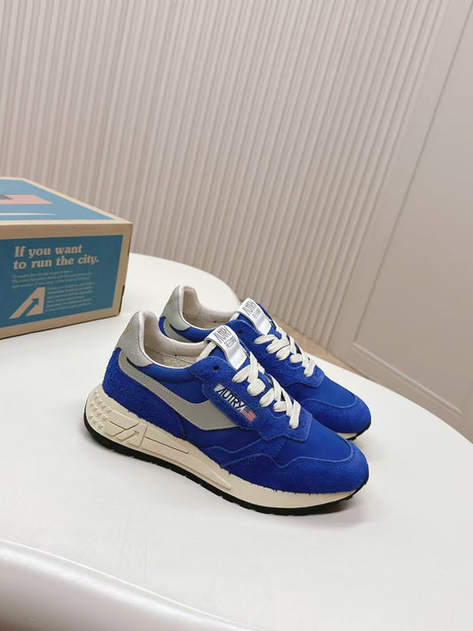 AUTRY SNEAKERS REELWIND LOW SNEAKERS IN FILLER NYLON AND SUEDE