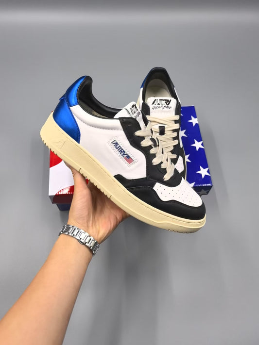 AUTRY SNEAKERS REELWIND LOW SNEAKERS IN FILLER NYLON AND SUEDE