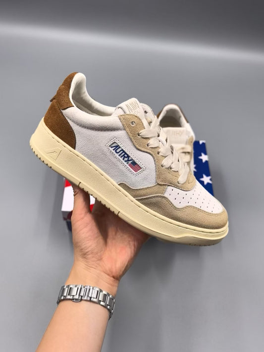 AUTRY SNEAKERS REELWIND LOW SNEAKERS IN FILLER NYLON AND SUEDE