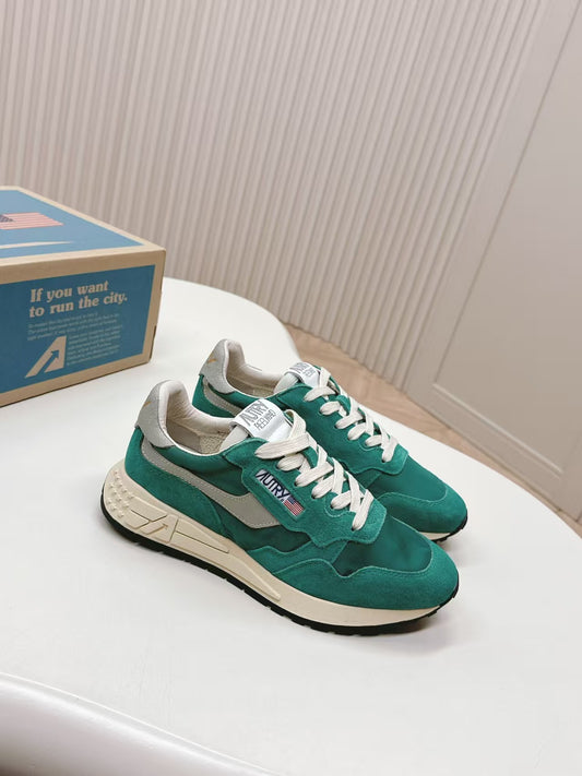 AUTRY SNEAKERS REELWIND LOW SNEAKERS IN FILLER NYLON AND SUEDE