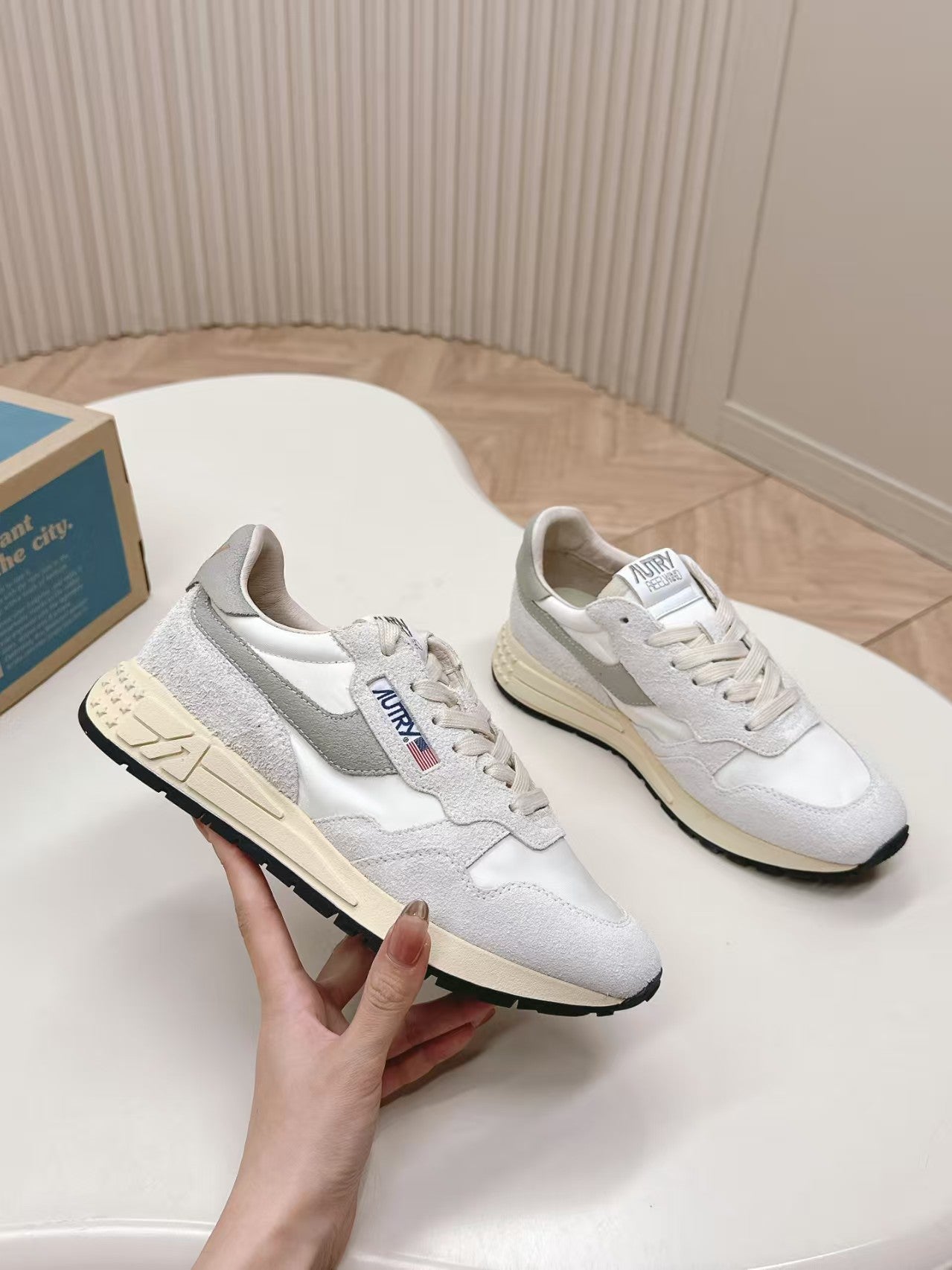 SNEAKERS REELWIND LOW SNEAKERS IN FILLER NYLON AND SUEDE